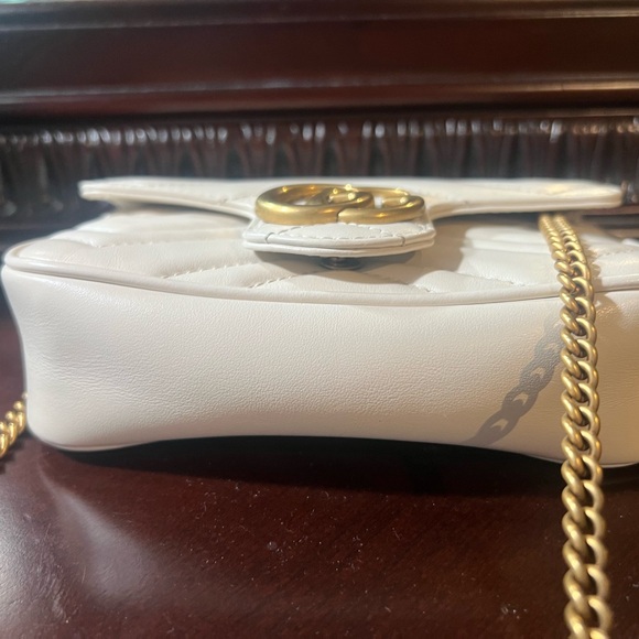 COPY - Authentic GUCCI Marmont Super mini in White! - Picture 10 of 12